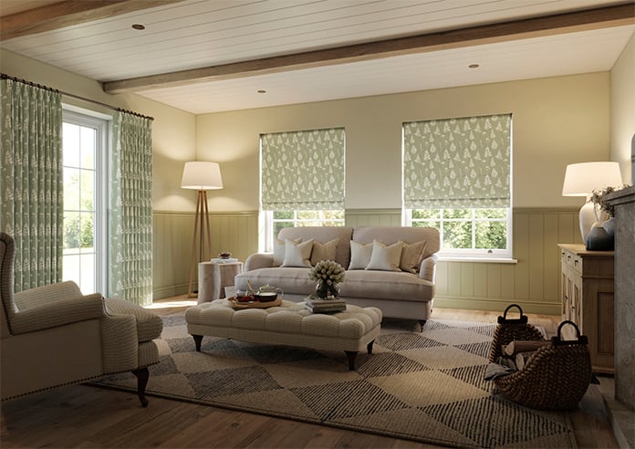 Emily Bond Tynesfield, Sage - Twist&Fit Roman Blind - Image 7